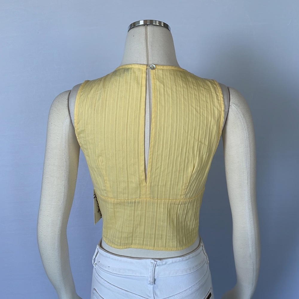 NWT HYFVE Shellsea Yellow Top Medium - Picture 9 of 10